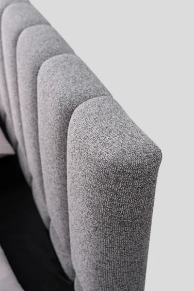 Detail of the ELDEN bed's fabric channels