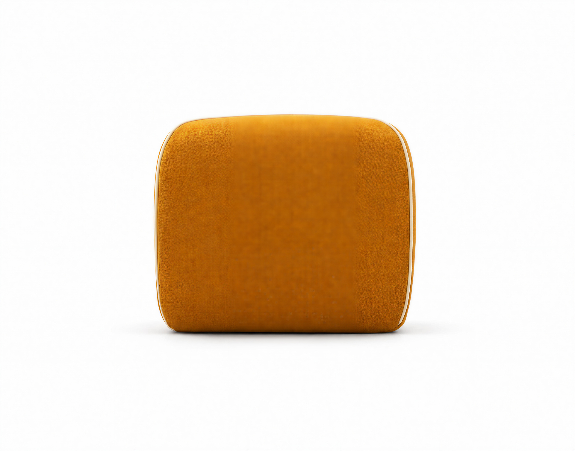Pouf NODO ambra, vista frontale