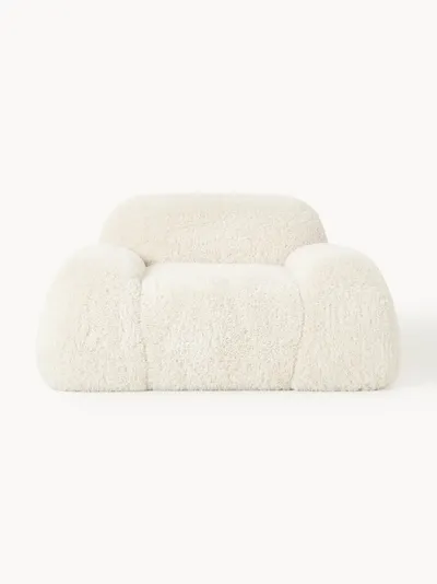 Fauteuil LINN, vue frontale en studio sur fond neutre
