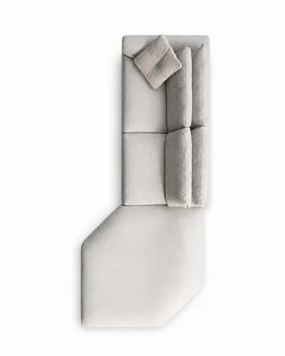 Ecksofa OBSIDIAN, Draufsicht der Eckkonfiguration