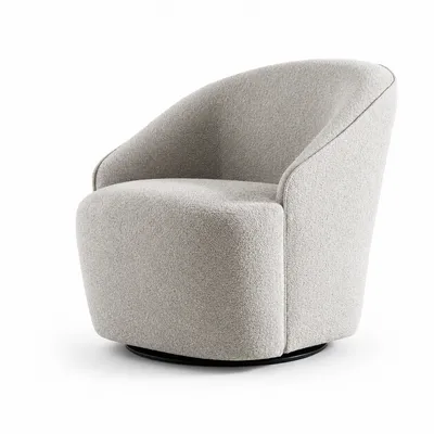 Fauteuil RIVA, vue angulaire sur fond neutre