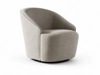 Fauteuil RIVA, vue de face en studio