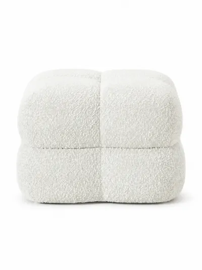 Hocker CUBI aus LEGEND Stoff, Vorderansicht