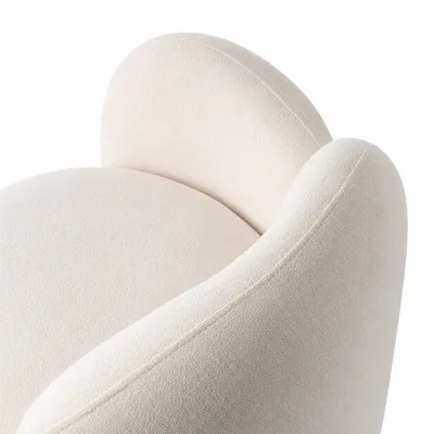 Fauteuil MANON, détail du dossier sculptural