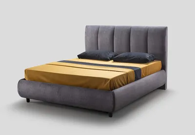 VALEN bed, angled view on a neutral background