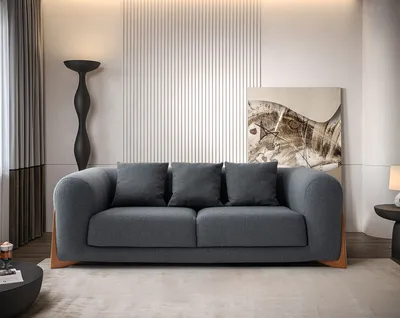 VIDAR sofa in a luxurious residential setting with generous proportions and neutral tones