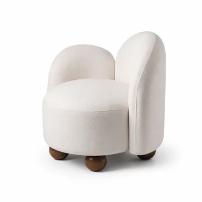 Fauteuil MANON, vue angulaire en studio