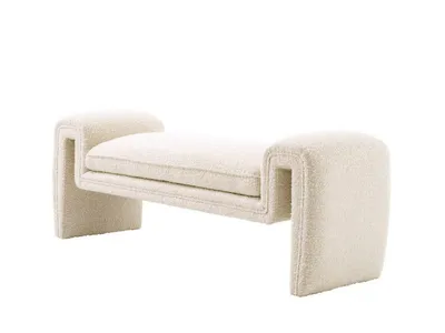 MONO bench side view with sculptural silhouette
