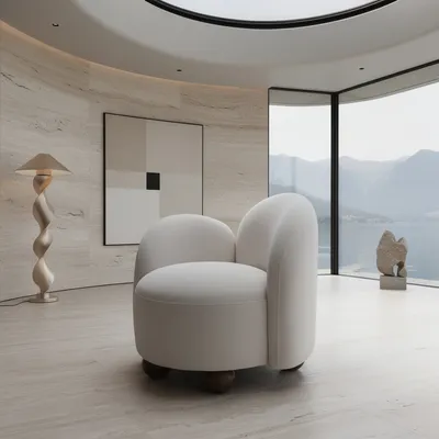 Fauteuil MANON dans un intérieur résidentiel de luxe